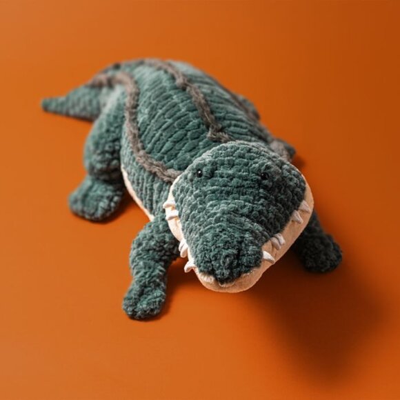 Jellycat ALLEXI Alligator in-hand Authentic direct from Jellycat green big soft - Picture 2 of 15